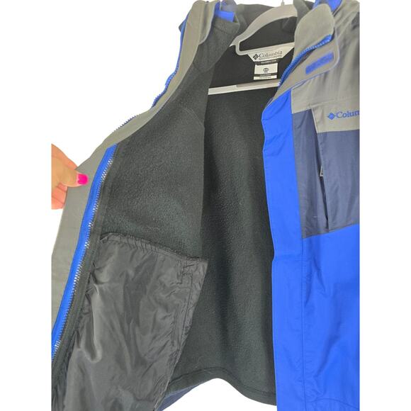 Columbia Interchange Inside Zip Off Vest Bugaboo Youth Boys Winter Jacket 18/20 - Picture 3 of 9